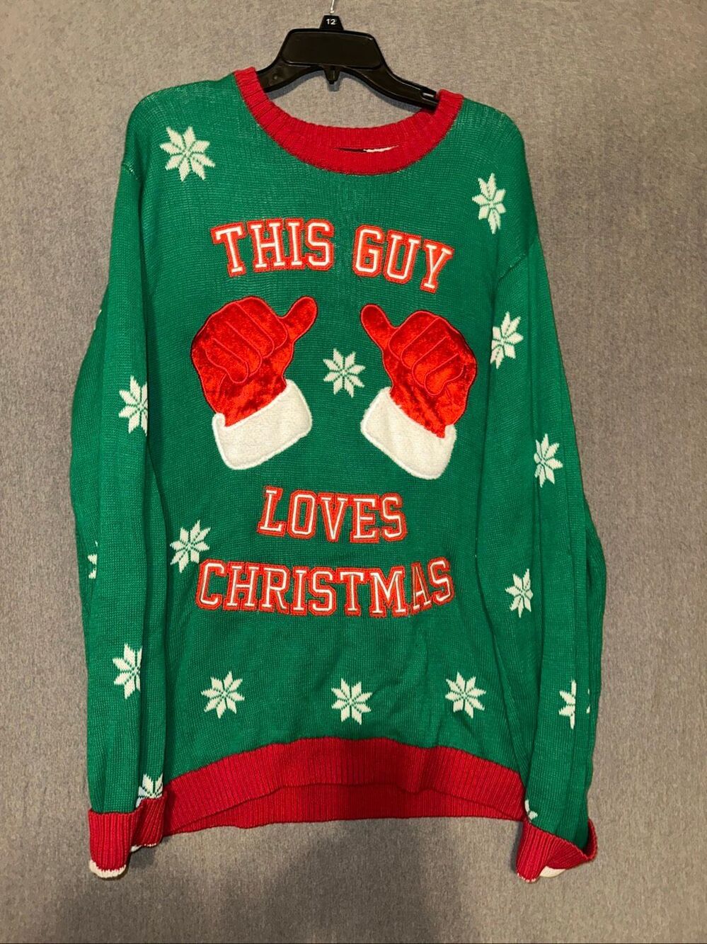 Blizzard Bay Sweater Men's Medium Ugly Sweater This Guy Loves Christmas XXL